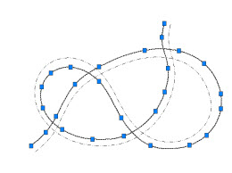 splines décalées à la main